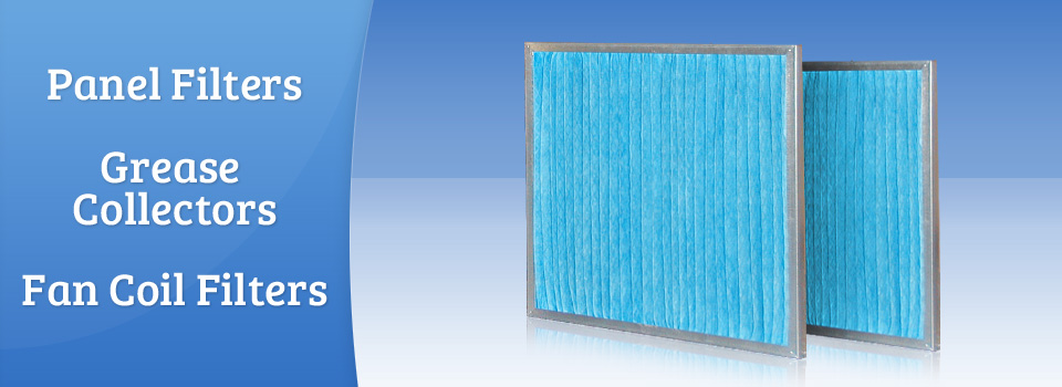Panel Filters, Grease Collectors, Fan Coil Filters